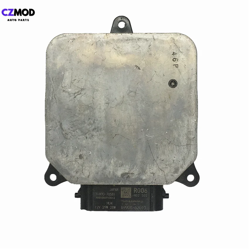 CZMOD оригинальный использованный 89908-62010 R006 12 В светодиодный модуль управления фарами 31800-70581 8990862010 R006 автомобильные аксессуары
CZMOD оригинальный использованный 89908-62010 R006 12 В светодиодный модуль управления фарами 31800-70581 8990862010 R006 автомобильные аксессуары