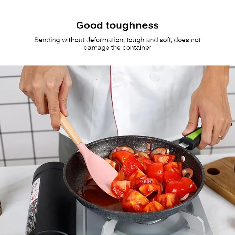 12PCS Silicone Cooking Utensils Set Non-Stick Spatula Shovel Wooden Handle Cooking Tools Set With Storage Box Kitchen Tools
12PCS Silicone Cooking Utensils Set Non-Stick Spatula Shovel Wooden Handle Cooking Tools Set With Storage Box Kitchen Tools
