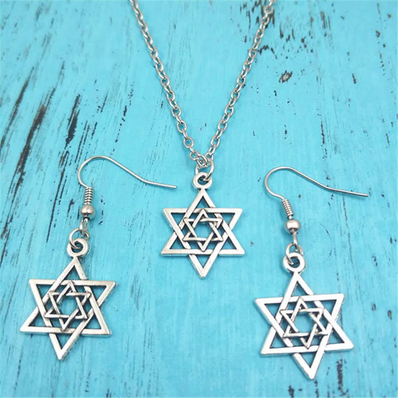 Star of David Retro Vintage Earring Necklace Sets Jewelry Set Antique,Fashion Women Christmas Birthday Girl Gifts
Star of David Retro Vintage Earring Necklace Sets Jewelry Set Antique,Fashion Women Christmas Birthday Girl Gifts