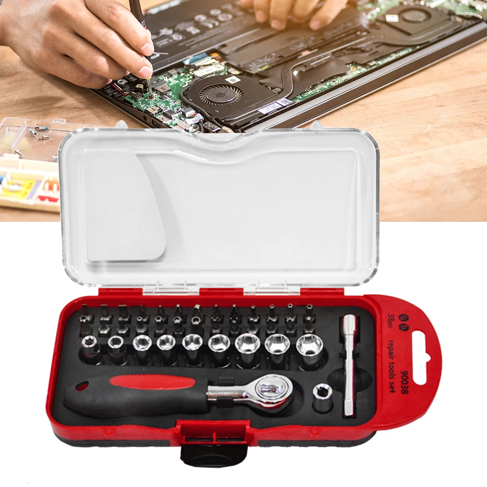 38 шт., набор гаечных ключей с трещоткой
38 шт., набор гаечных ключей с трещоткой