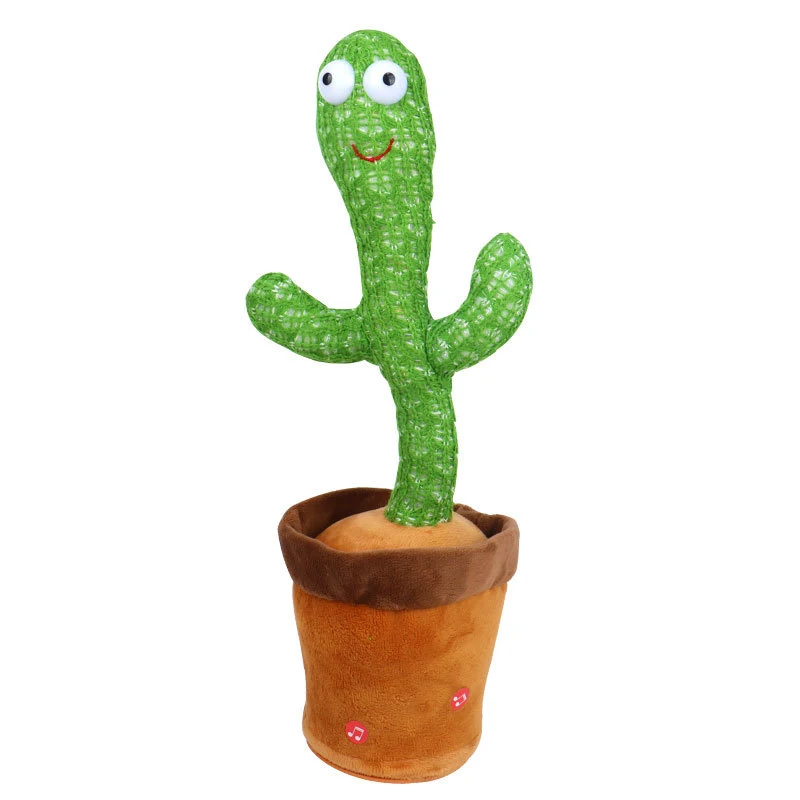 Cactus Plush Toy Electronic Shake Dancing Toy With Light Recording USB Charging 120 Songs Early Childhood Education Child Toys
Cactus Plush Toy Electronic Shake Dancing Toy With Light Recording USB Charging 120 Songs Early Childhood Education Child Toys