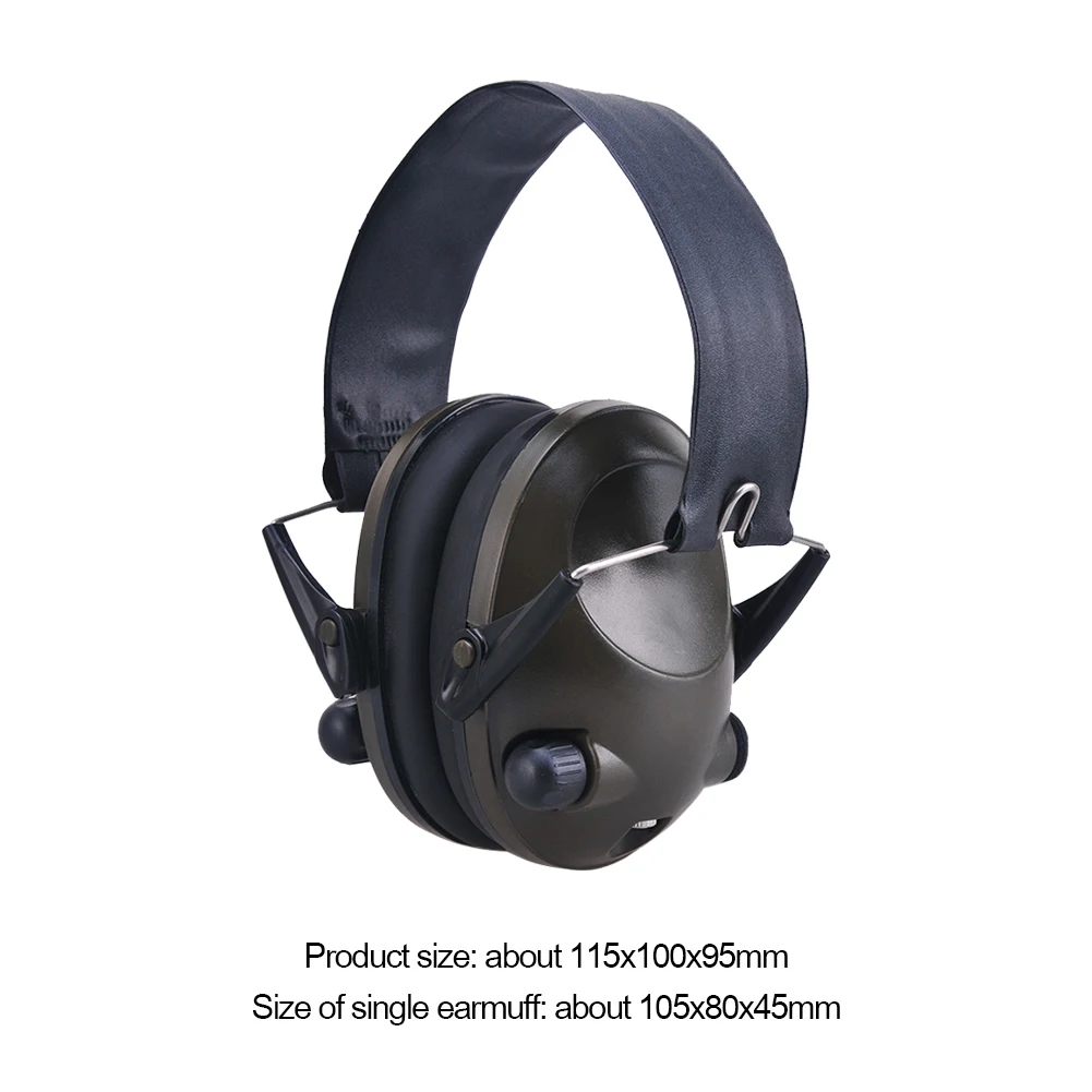 Anti-Noise Audio Headphone Tactics Shooting Headset Soft Padded Electronic Earmuff For Sport Hunting Outdoor Soundproof Headset
Anti-Noise Audio Headphone Tactics Shooting Headset Soft Padded Electronic Earmuff For Sport Hunting Outdoor Soundproof Headset