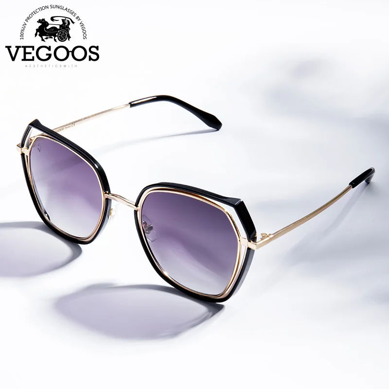 VEGOOS Designer Sunglasses Women Polarized UV400 Protect Fashion Hollow-Carved Design Polygon Metal Frame Sun Glasses #6180
VEGOOS Designer Sunglasses Women Polarized UV400 Protect Fashion Hollow-Carved Design Polygon Metal Frame Sun Glasses #6180