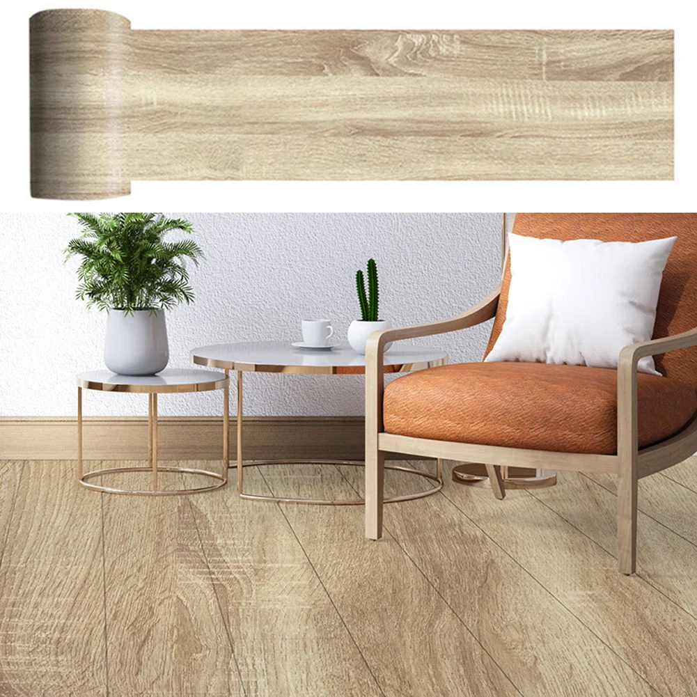 1 Roll PVC Wood Grain Floor Waterproof Self-adhesive Stciker DecalWall Decoration Wallpaper Home Decoration 20*300cm
1 Roll PVC Wood Grain Floor Waterproof Self-adhesive Stciker DecalWall Decoration Wallpaper Home Decoration 20*300cm