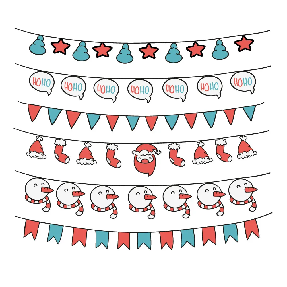 ZhuoAng Christmas bunting Transparent seal / sealed DIY scrapbook / album decoration card / seamless seal
ZhuoAng Christmas bunting Transparent seal / sealed DIY scrapbook / album decoration card / seamless seal