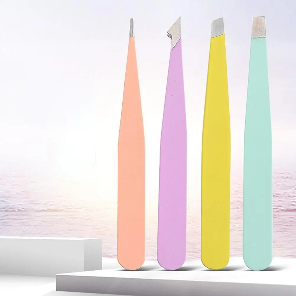 Eyebrow Tweezer Hair Beauty Fine Hairs Puller Steel Slanted Colorful Eye Brow Clips Removal Makeup Tools
Eyebrow Tweezer Hair Beauty Fine Hairs Puller Steel Slanted Colorful Eye Brow Clips Removal Makeup Tools