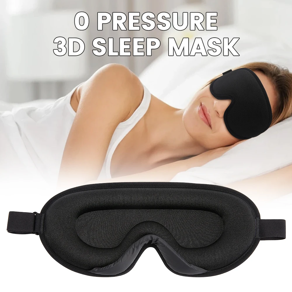 3D Sleeping Mask Block Out Light Soft Padded Sleep Mask For Eyes Slaapmasker Eye Shade Blindfold Sleeping Aid Mask Eye Patches
3D Sleeping Mask Block Out Light Soft Padded Sleep Mask For Eyes Slaapmasker Eye Shade Blindfold Sleeping Aid Mask Eye Patches