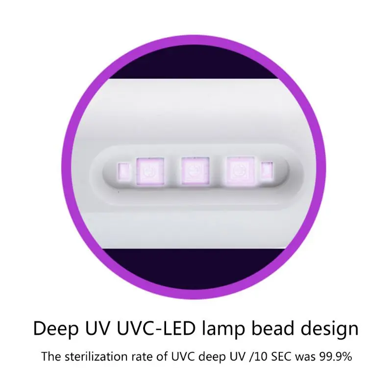 USB Portable HandHeld UVC Ultraviolet Germicidal Lamp Disinfectant 260nmLED Lamp
USB Portable HandHeld UVC Ultraviolet Germicidal Lamp Disinfectant 260nmLED Lamp