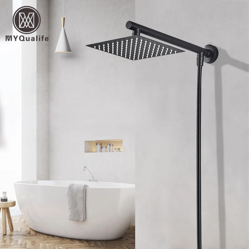 Free Shipping Chrome Wall Mounted Ultrathin Square 8" Shower Head + Brass Shower Arm + 150cm Srainless Steel Shower Hose
Free Shipping Chrome Wall Mounted Ultrathin Square 8" Shower Head + Brass Shower Arm + 150cm Srainless Steel Shower Hose