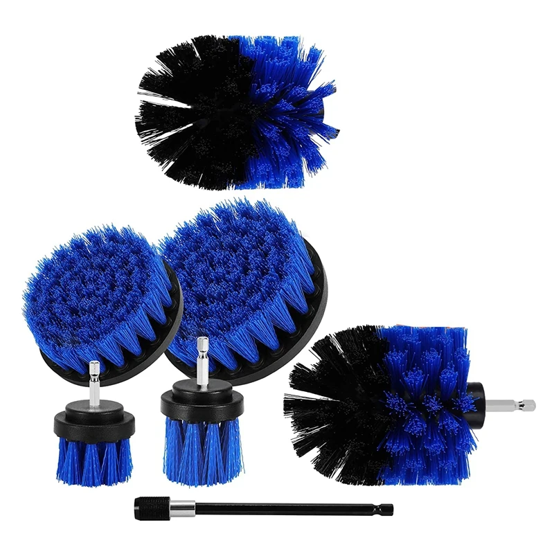Electric Drill Brush Set, Set of 7,for Cleaning Brushes and Bathroom Tile Floors, Kitchen and Car Brushes
Electric Drill Brush Set, Set of 7,for Cleaning Brushes and Bathroom Tile Floors, Kitchen and Car Brushes