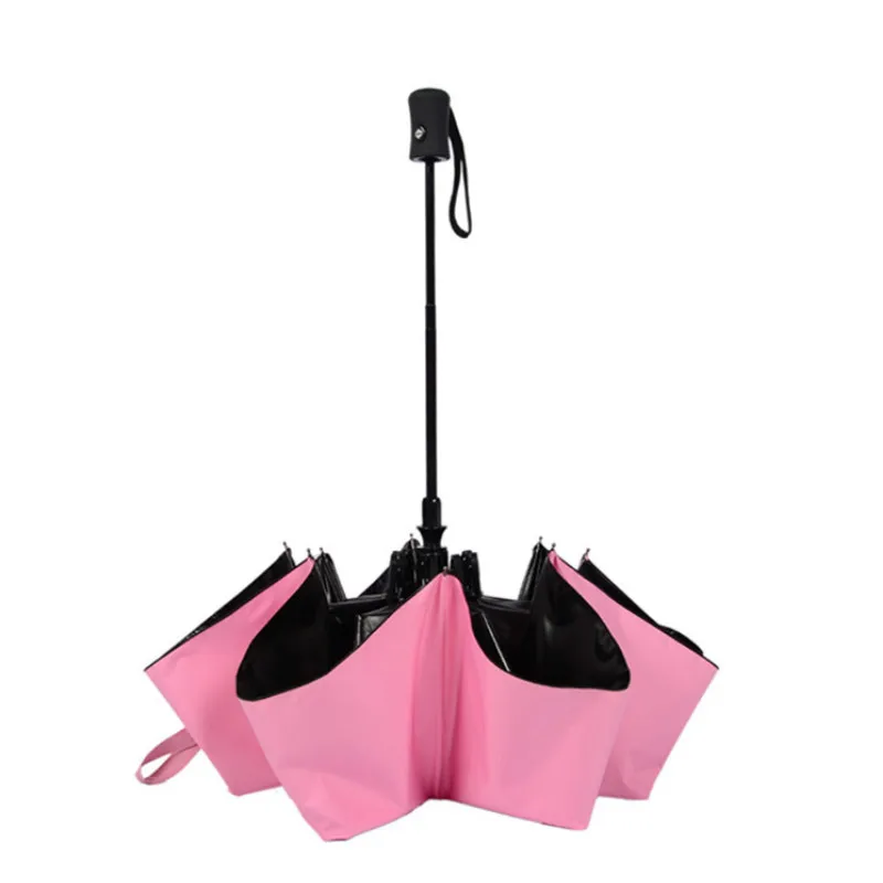Автоматический складной зонт с черным покрытием 3 мужской и женский деловой