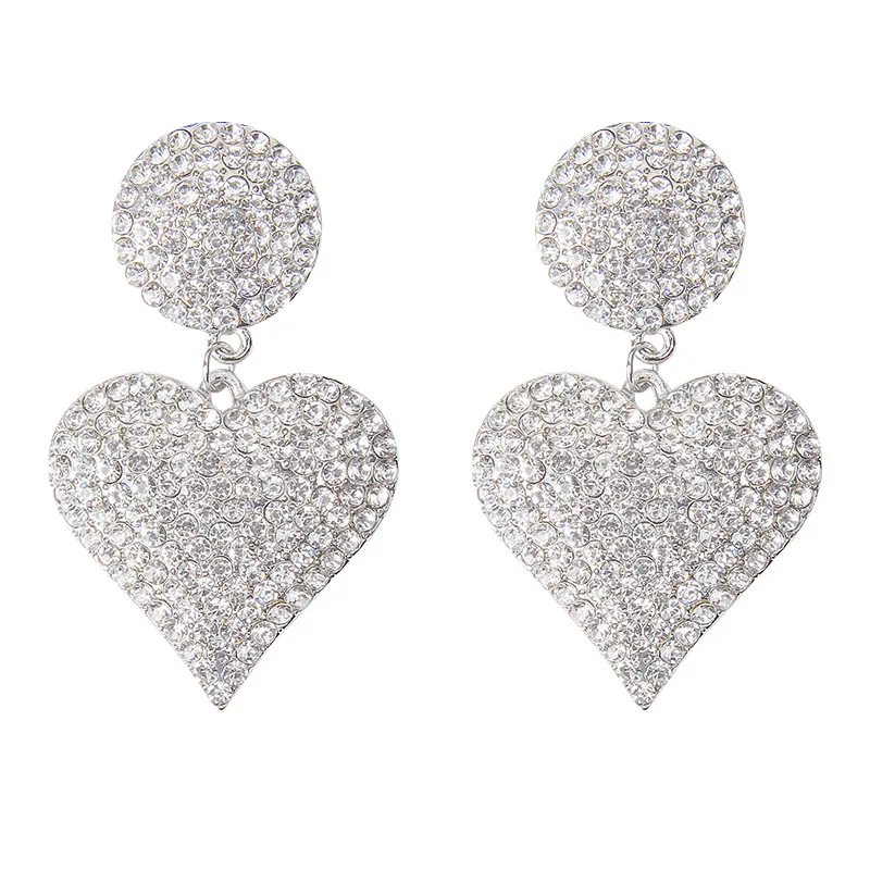 Cute Sweet Heart Zircon Flower Circle Stud Earrings For Women Fashion Delicate Silver Color Women Jewelry
Cute Sweet Heart Zircon Flower Circle Stud Earrings For Women Fashion Delicate Silver Color Women Jewelry