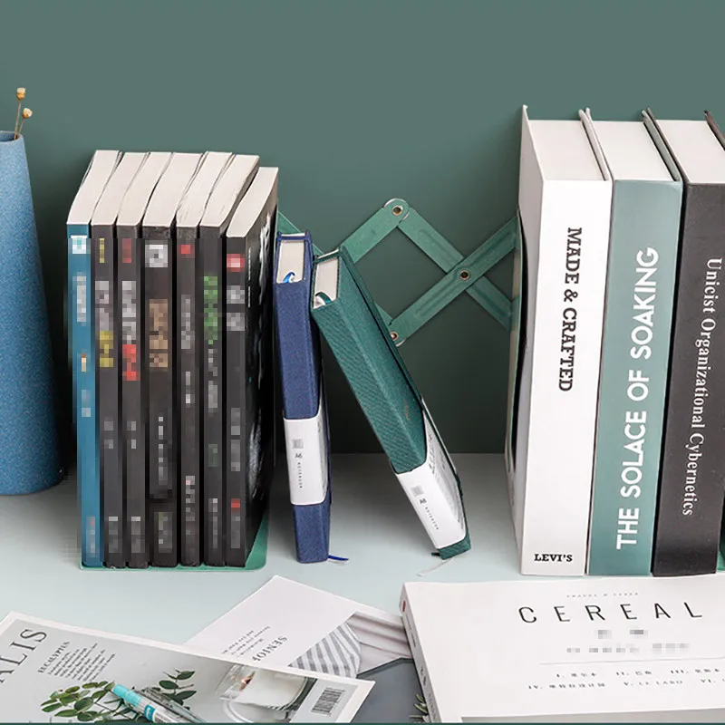 Retractable Creative Metal Bookshelf Desk Student Book Holder Folding Bookends Storage Office School Supplies Book Organizer
Retractable Creative Metal Bookshelf Desk Student Book Holder Folding Bookends Storage Office School Supplies Book Organizer
