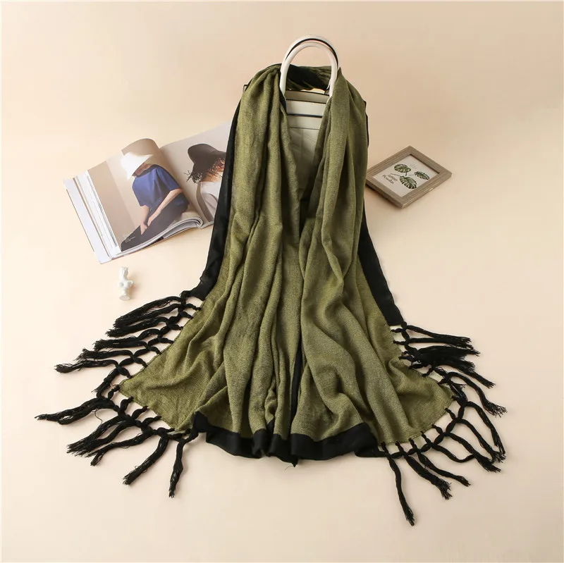 2021 Newest Solid Scarf Hijabs Tassels Women Shawls Cotton Linen Muslim Head Wraps Large Size Fashion Head Scarves
2021 Newest Solid Scarf Hijabs Tassels Women Shawls Cotton Linen Muslim Head Wraps Large Size Fashion Head Scarves