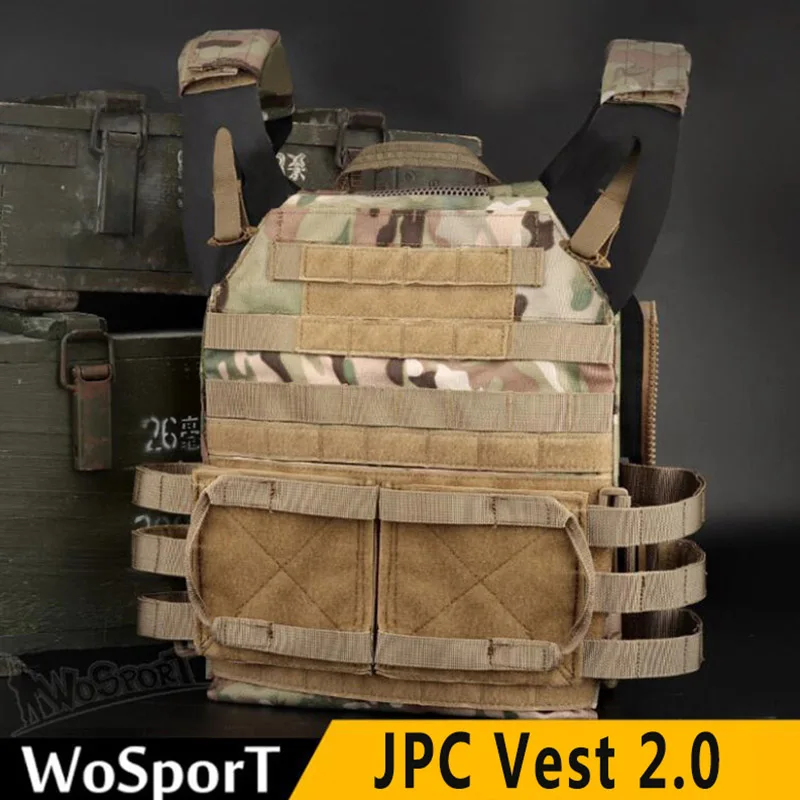Охотничий бронежилет JPC 2,0 облегченная модульная система переноски тарелок военный тактический уличный CS страйкбол защитный легкий жилет
Охотничий бронежилет JPC 2,0 облегченная модульная система переноски тарелок военный тактический уличный CS страйкбол защитный легкий жилет
