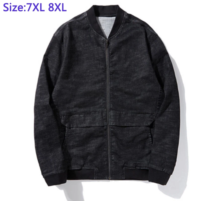 8XL 7XL для мужчин джинсовая куртка высокое качество бренд супер большой Модный повседневный свободный длинный рукав осенняя куртка хлопок ра...
8XL 7XL для мужчин джинсовая куртка высокое качество бренд супер большой Модный повседневный свободный длинный рукав осенняя куртка хлопок ра...