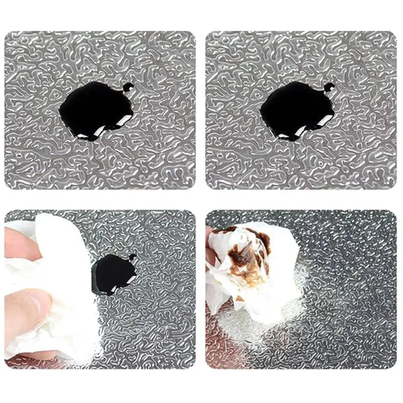 Kitchen Stove Cabinet Aluminum Foil Self-adhesive Wall Sticker Waterproof And Oilproof Kitchen Wallpaper
Kitchen Stove Cabinet Aluminum Foil Self-adhesive Wall Sticker Waterproof And Oilproof Kitchen Wallpaper