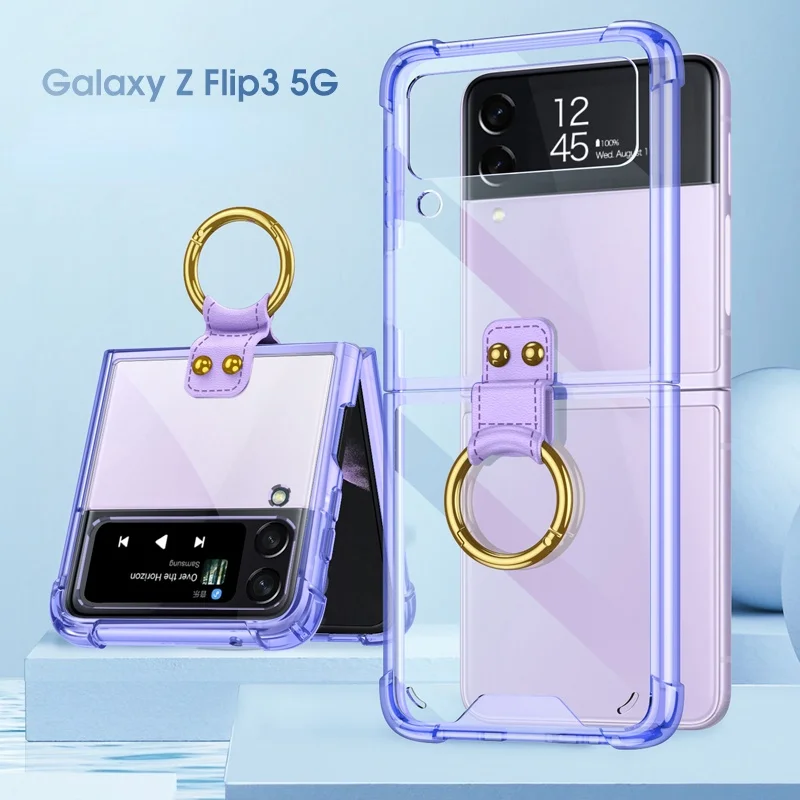 for Samsung Galaxy Z Flip 3 Phone Case Shell Membrane Integrated Protective Sleeve with Ring Duty Shockproof Protector
for Samsung Galaxy Z Flip 3 Phone Case Shell Membrane Integrated Protective Sleeve with Ring Duty Shockproof Protector