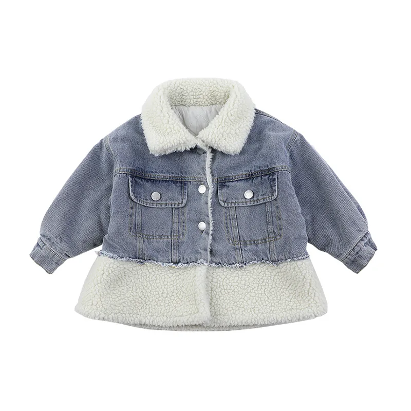 Boys and Girls Lamb Wool Splicing Coat 2020 Korean Winter Clothes Baby Fashionable Cotton Coat Children's Clothing Overcoat
Boys and Girls Lamb Wool Splicing Coat 2020 Korean Winter Clothes Baby Fashionable Cotton Coat Children's Clothing Overcoat