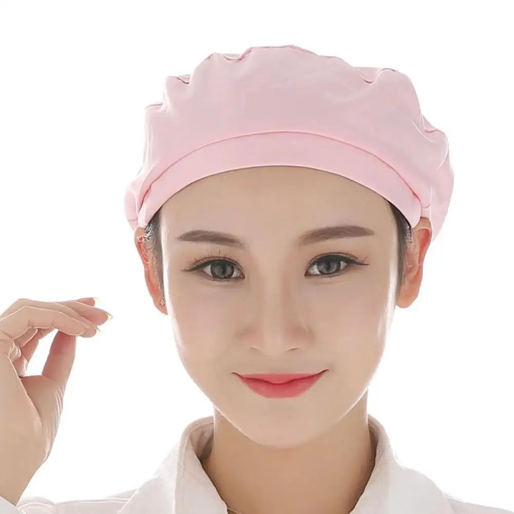 Women Elastic Soft Breathable Dust-proof Cap Kitchen Restaurant Bakery Chef Hat
Women Elastic Soft Breathable Dust-proof Cap Kitchen Restaurant Bakery Chef Hat