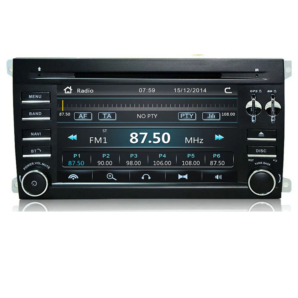 7'ƈ Din Автомобильный мультимедийный плеер для Porsche Cayenne GTS 2003 2010 GPS навигация cd