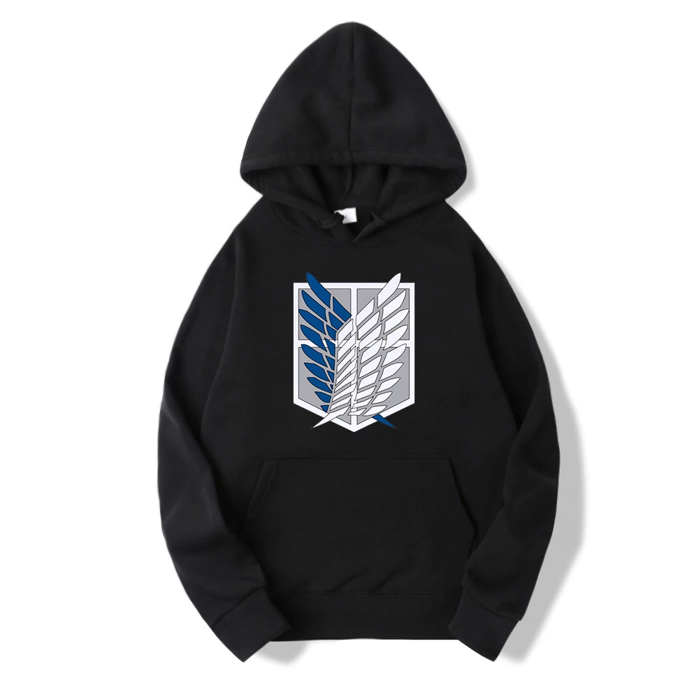 Attack On Titan LOGO Funny Hoodies Men Casual Fleece Simple Streetwear Japan Anime Fashion Hooded Autumn 2021 Warm Sweatshirts
Attack On Titan LOGO Funny Hoodies Men Casual Fleece Simple Streetwear Japan Anime Fashion Hooded Autumn 2021 Warm Sweatshirts