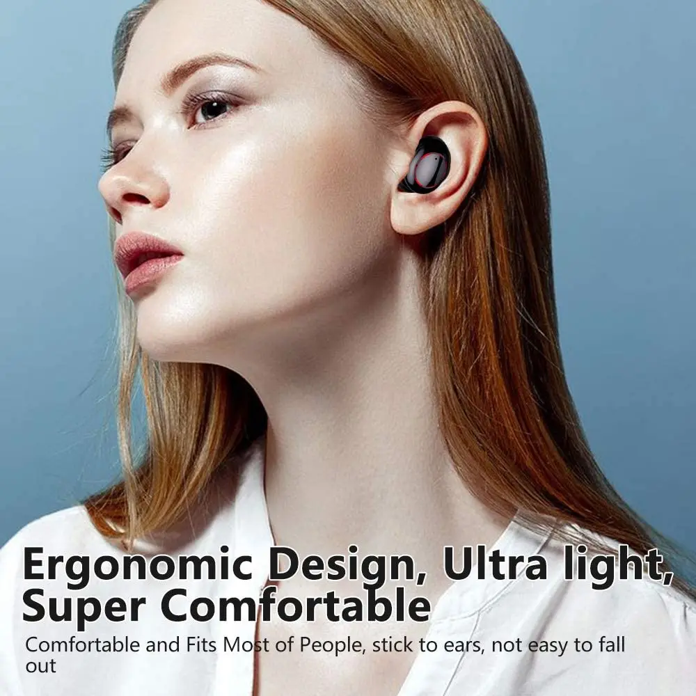TWS Wireless Bluetooth EZEAR X11 Headphones Waterproof IPX7 Earphones LED Sport Headset HiFi Stereo Earbuds For Android iPhone
TWS Wireless Bluetooth EZEAR X11 Headphones Waterproof IPX7 Earphones LED Sport Headset HiFi Stereo Earbuds For Android iPhone