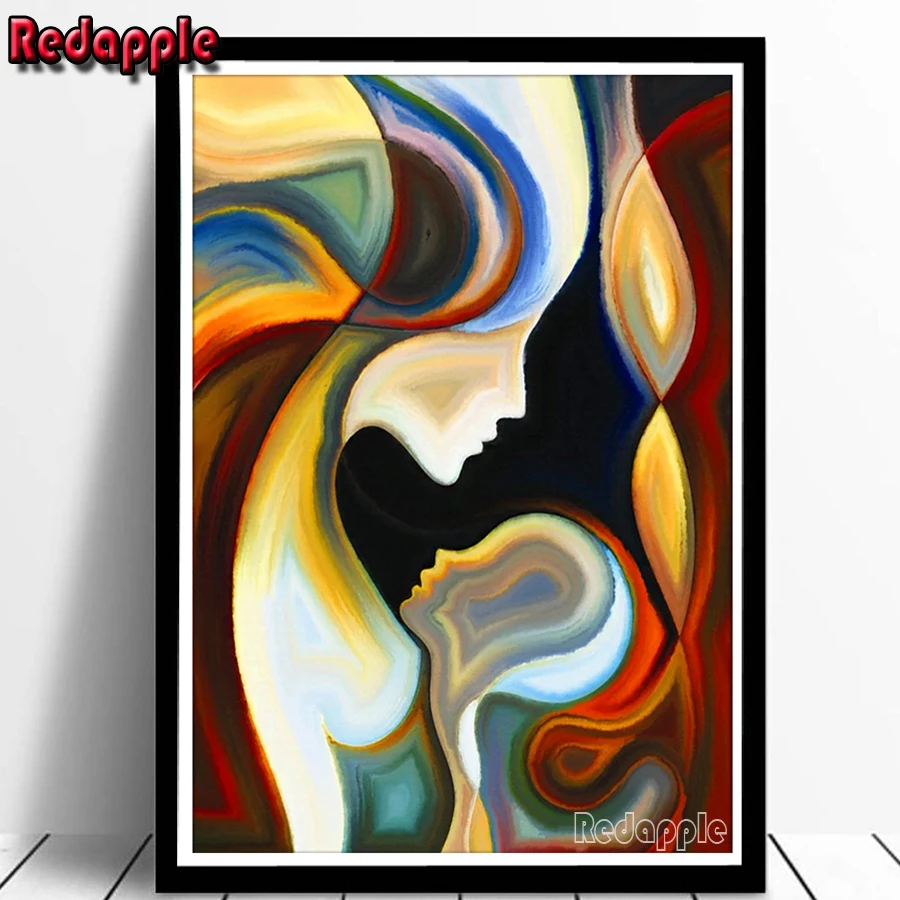 Abstrac painting Full Drill Round Diamond Embroidery Colorful Mother and Son 5D square DIY Diamond Painting Cross Stitch Sticker
Abstrac painting Full Drill Round Diamond Embroidery Colorful Mother and Son 5D square DIY Diamond Painting Cross Stitch Sticker