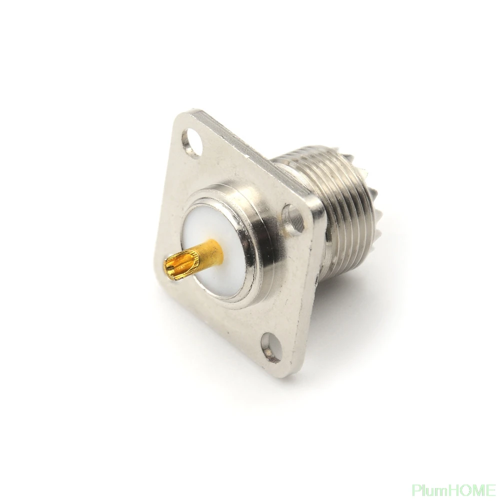 1pcs Female UHF Panel Connector Coax Connector SO-239 Female Jack Square Shape Solder Cup Coax Connector For Radio
1pcs Female UHF Panel Connector Coax Connector SO-239 Female Jack Square Shape Solder Cup Coax Connector For Radio