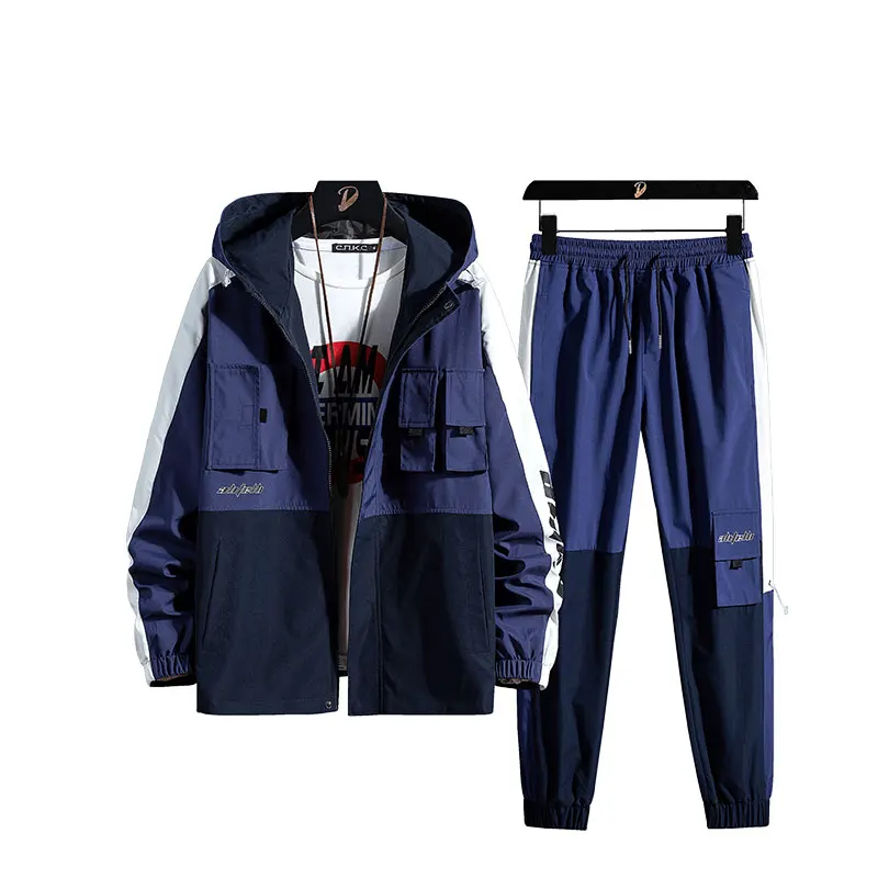 2021 Workwear jacket Men's Hooded Jacket+Pants 2PC Sets Baseball Loose Pullover coat & Long Pants Mens Clothing
2021 Workwear jacket Men's Hooded Jacket+Pants 2PC Sets Baseball Loose Pullover coat & Long Pants Mens Clothing