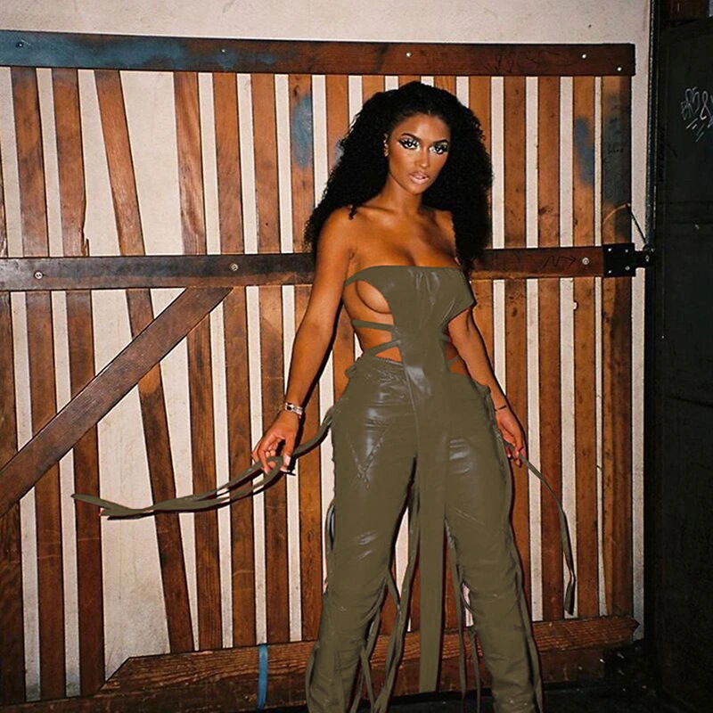 Zoctuo Pant New Women Oblique Waist Streamer PU Pants Casual Lace Up Faux Leather Fashion Streetwear Trousers
Zoctuo Pant New Women Oblique Waist Streamer PU Pants Casual Lace Up Faux Leather Fashion Streetwear Trousers