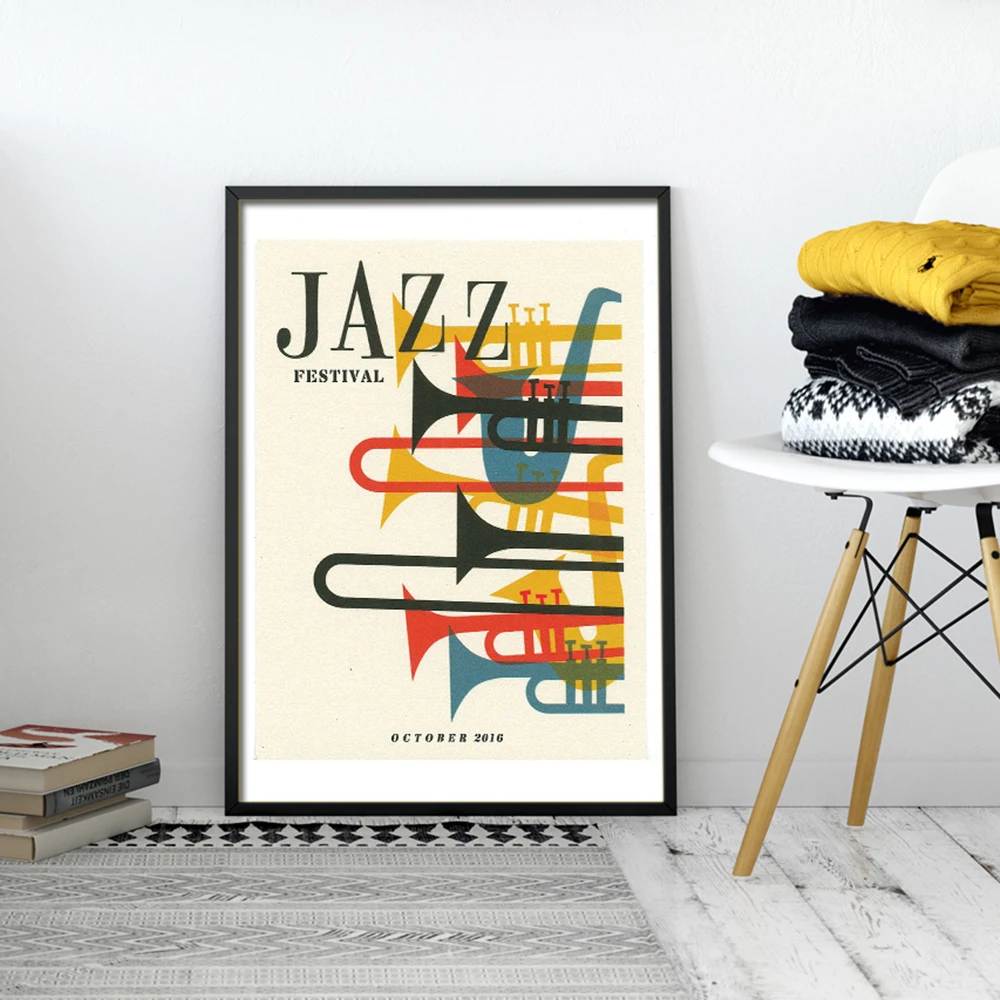 Jazz Festival Print House Exhibition Poster Music Gallery Oil Painting Canvas Wall Art Pictures Living Room Home Decor
Jazz Festival Print House Exhibition Poster Music Gallery Oil Painting Canvas Wall Art Pictures Living Room Home Decor