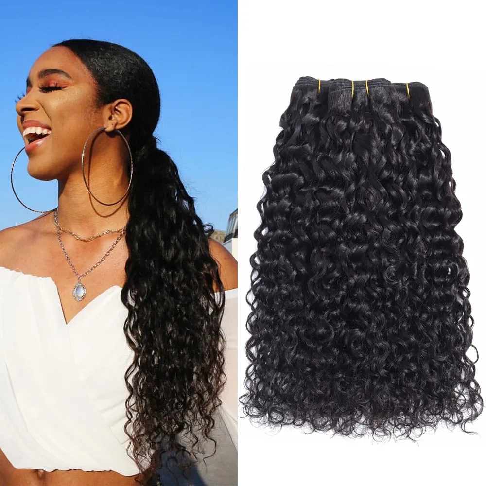 Water Wave Bundles Natural Black Hair Weave Extensions 100% Human Hair Bundles 1/3/4pcs Peruvian Remy Water Wave Hair Bundles
Water Wave Bundles Natural Black Hair Weave Extensions 100% Human Hair Bundles 1/3/4pcs Peruvian Remy Water Wave Hair Bundles