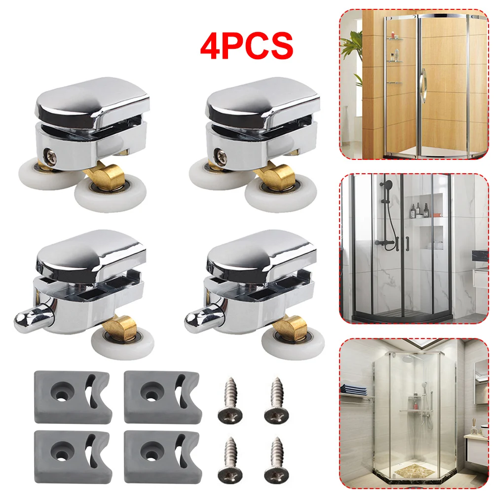 4Pcs Twin Shower Screen Door Rollers/Runners/Wheels Top & Bottom 23mm Replacement
4Pcs Twin Shower Screen Door Rollers/Runners/Wheels Top & Bottom 23mm Replacement