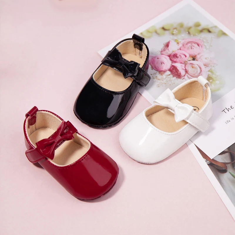 Newborn Baby Girls PU Leather Bowknot Princess Shoes Soft Sole Non-Slip Prewalkers Mary Jane Infant Spring Autumn First Walkers
Newborn Baby Girls PU Leather Bowknot Princess Shoes Soft Sole Non-Slip Prewalkers Mary Jane Infant Spring Autumn First Walkers