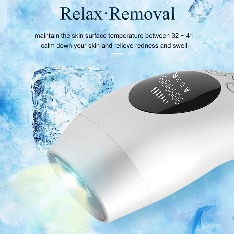 3In1 ICE Cool Electric Epilator Women 999999 Flashes Painless IPL Hair Removal Machine Portable Facial Body Photoepilator Laser
3In1 ICE Cool Electric Epilator Women 999999 Flashes Painless IPL Hair Removal Machine Portable Facial Body Photoepilator Laser