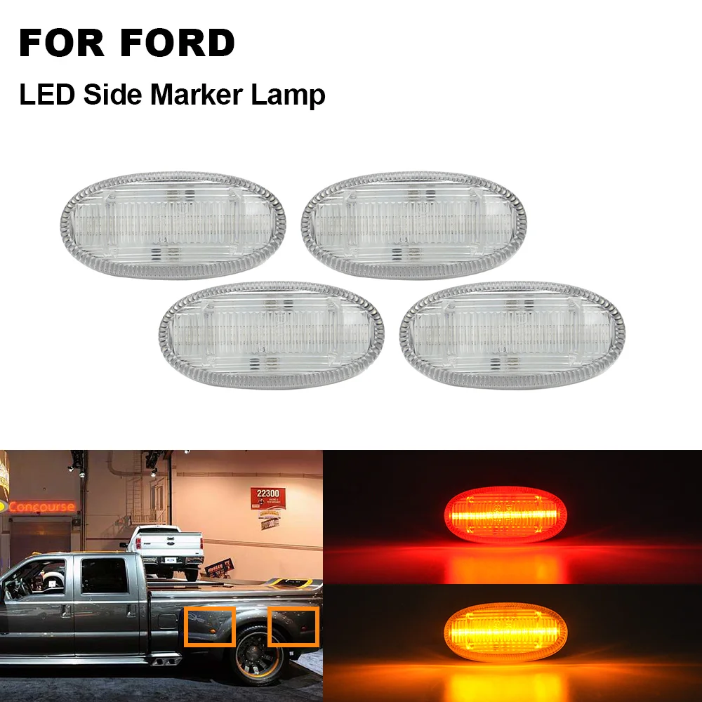 4 шт прозрачные линзы для Ford F-250 F-350 F-450 F-550 Super Duty 2011-2018 светодиодный боковые габаритные обновления Комплект противотуманной фары (желтый) и сз...
4 шт прозрачные линзы для Ford F-250 F-350 F-450 F-550 Super Duty 2011-2018 светодиодный боковые габаритные обновления Комплект противотуманной фары (желтый) и сз...