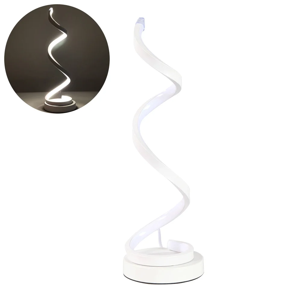 110-240V Adjustable Lighting Home Use S-Shape Acrylic Led Eye Protection Small Table Lamp Bedroom Bedside Lamp(White Shell)
110-240V Adjustable Lighting Home Use S-Shape Acrylic Led Eye Protection Small Table Lamp Bedroom Bedside Lamp(White Shell)