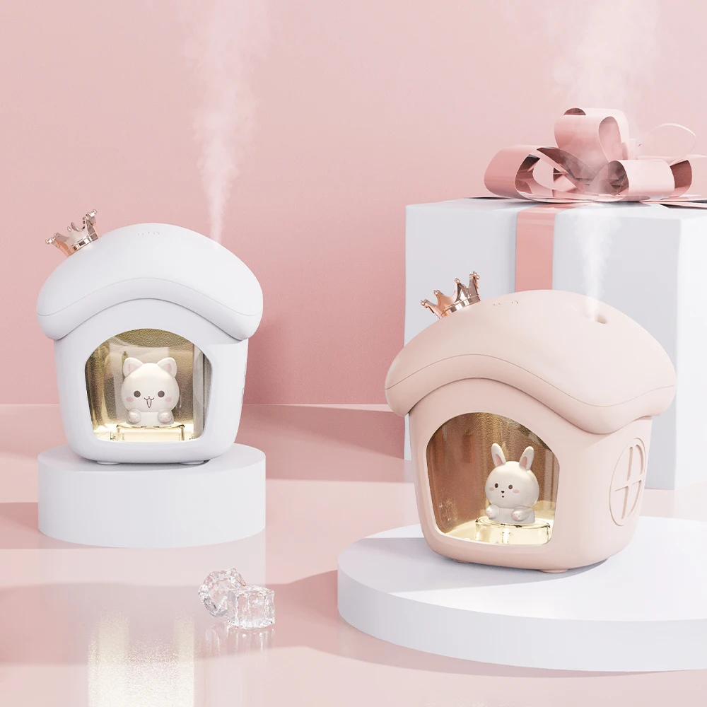 350ml Cute Cartoon Pet Air Humidifier USB Chargeable 2000mAh Battery Wireless Aromatherapy Essential Oil Diffuser with LED Lamp
350ml Cute Cartoon Pet Air Humidifier USB Chargeable 2000mAh Battery Wireless Aromatherapy Essential Oil Diffuser with LED Lamp