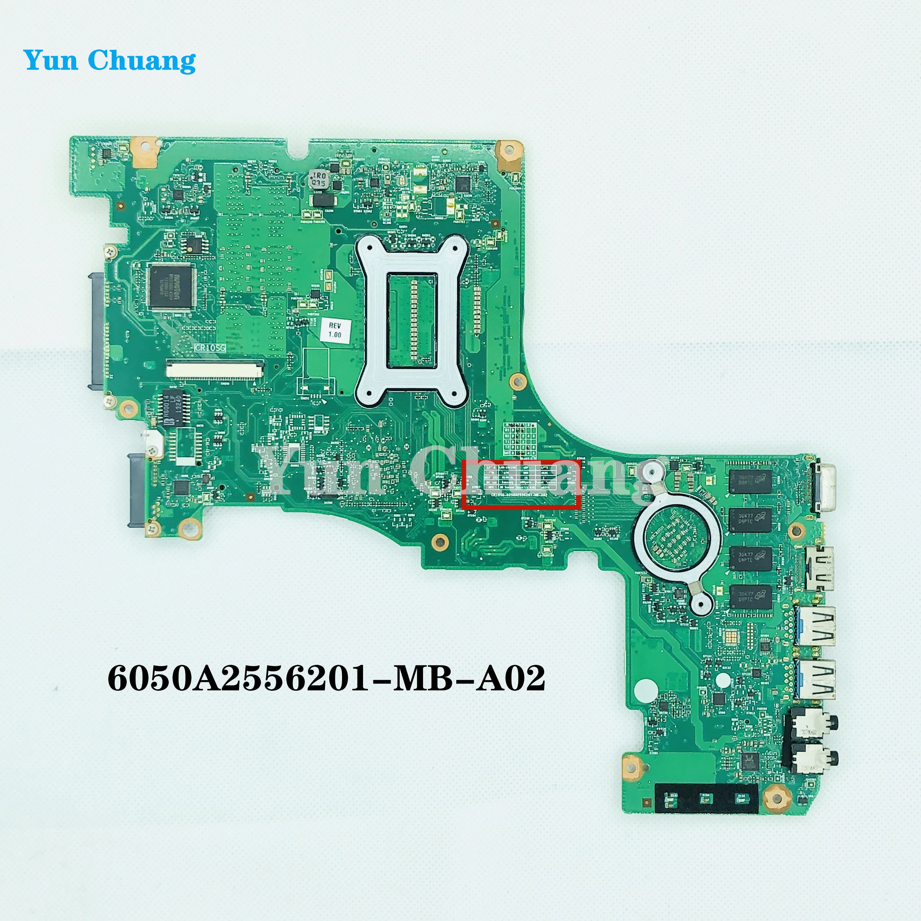 Для Toshiba C50 L50 L55 L50-A материнская плата V000318120 SR10SG-6050A2556201-MB-A02 (для NVIDIA Видеокарта