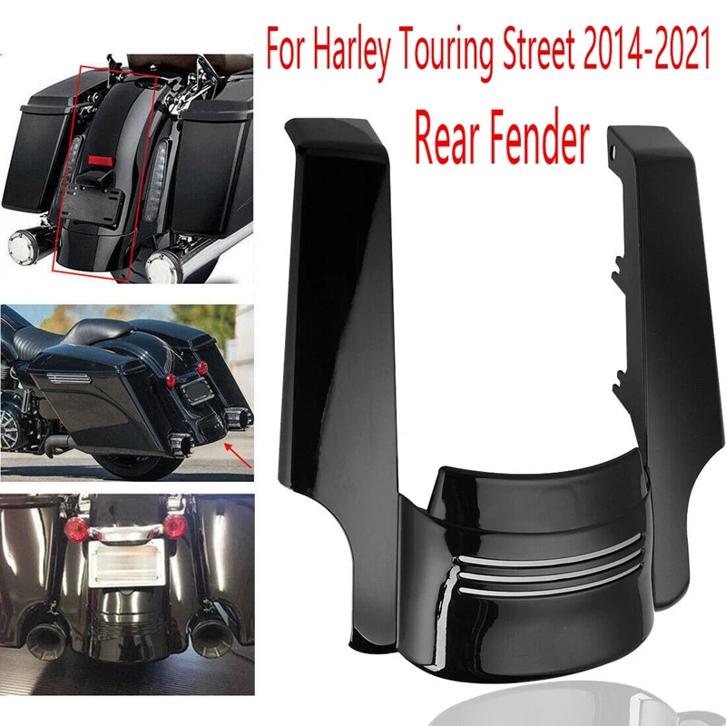 Motorcycle Bright Black Stretched Rear Fender Mud Splash Guard Protector Wheel Hugger for Touring Street 2014-2021
Motorcycle Bright Black Stretched Rear Fender Mud Splash Guard Protector Wheel Hugger for Touring Street 2014-2021