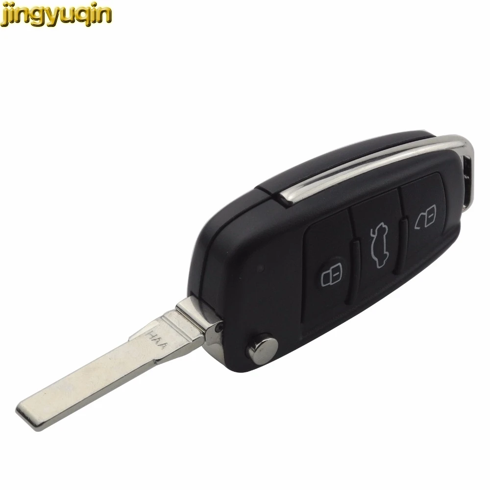 jingyuqin 3 Buttons Folding Flip Car Key Remote Case Shell For Audi A2 A3 A4 A6 A6L A8 TT Car Cover Fob
jingyuqin 3 Buttons Folding Flip Car Key Remote Case Shell For Audi A2 A3 A4 A6 A6L A8 TT Car Cover Fob