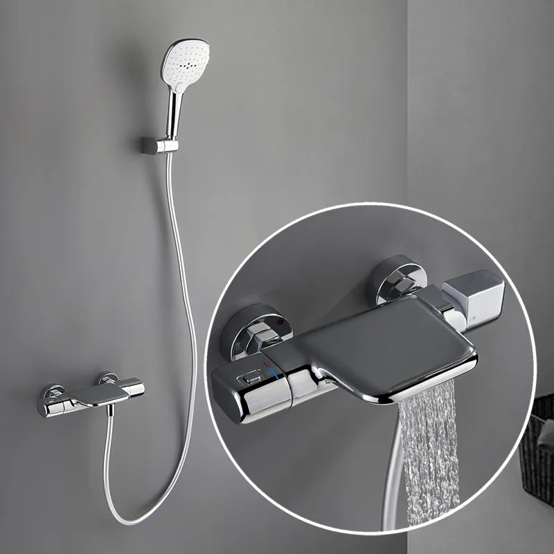 1 Set Thermostatic Faucet Shower Bath Faucet Cold and Hot Water Mixer Waterfall Shower Bathtub Faucet With Handheld
1 Set Thermostatic Faucet Shower Bath Faucet Cold and Hot Water Mixer Waterfall Shower Bathtub Faucet With Handheld