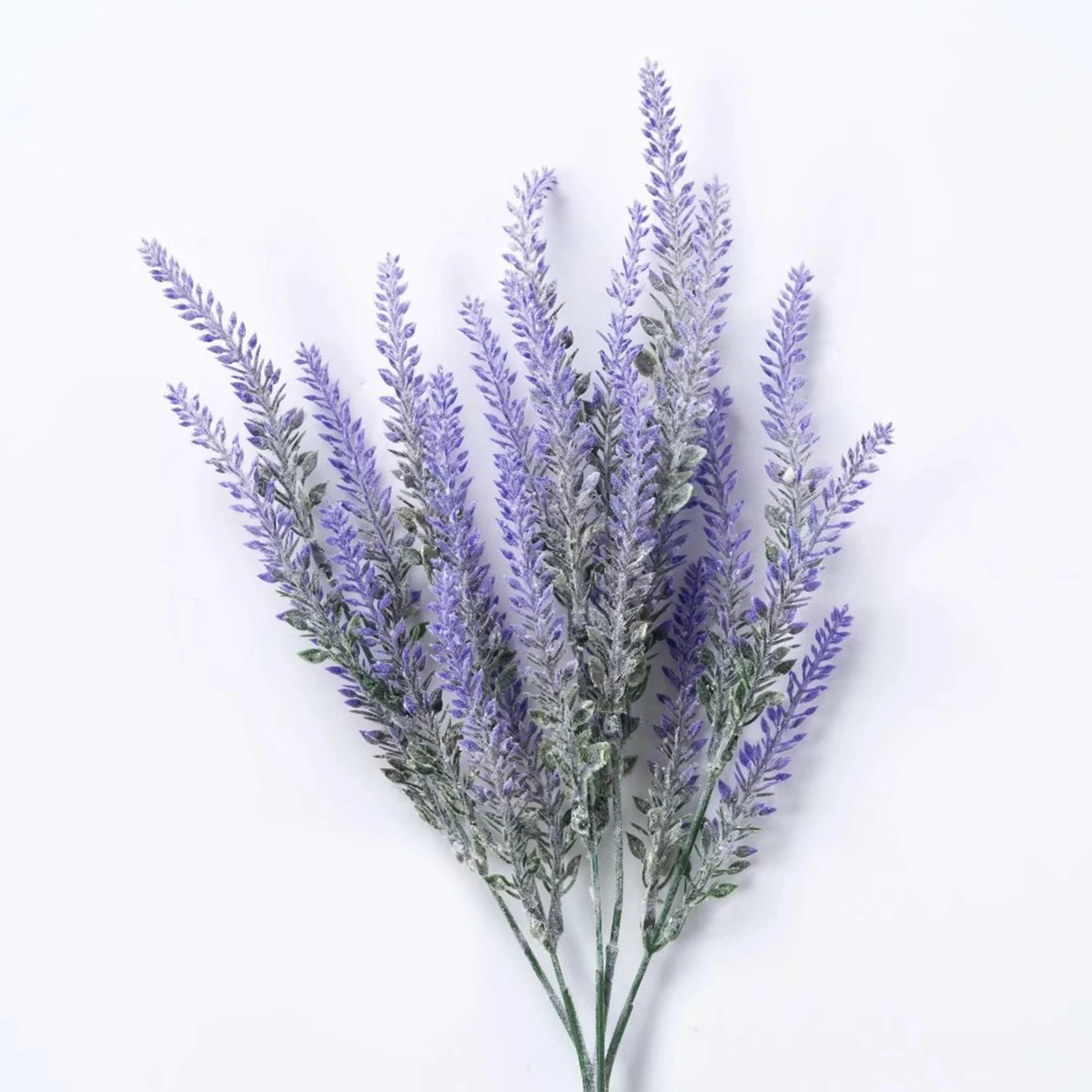 

Wheat Lavender Artificial Flowers Wedding Party Home Living Room Decoration Flocking Potted Plants Plastic Flowers Ornaments