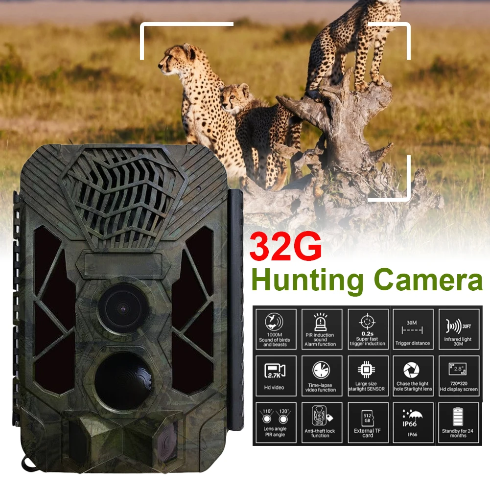 20MP Outdoor Hunting Camera HD 1080P Outdoor Trail Camera Night Vision Motion Activated Hunting Cam For Outdoor Wildlife Game
20MP Outdoor Hunting Camera HD 1080P Outdoor Trail Camera Night Vision Motion Activated Hunting Cam For Outdoor Wildlife Game
