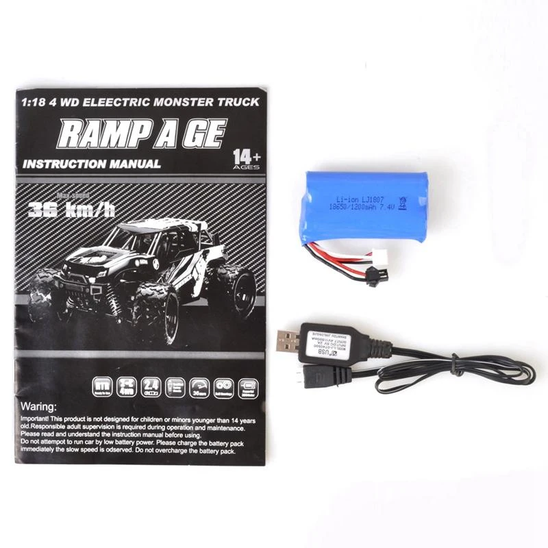 HS 18321 RC Car 1/18 2.4G 4WD 36km/h Model Proportional Control Big Foot Truck RTR Vehicle 4 Channels RC380 Brushed Motor RC Car
HS 18321 RC Car 1/18 2.4G 4WD 36km/h Model Proportional Control Big Foot Truck RTR Vehicle 4 Channels RC380 Brushed Motor RC Car