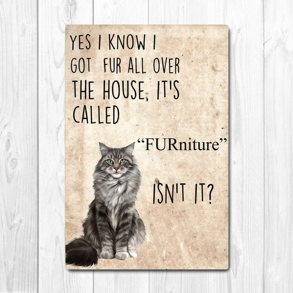 Maine Coon Poster Cat Poster-Cat Lover Gift Vintage Sign Metal Tin Bar Club Garage Cafe Farmhouse Wall Decor Decor Art
Maine Coon Poster Cat Poster-Cat Lover Gift Vintage Sign Metal Tin Bar Club Garage Cafe Farmhouse Wall Decor Decor Art
