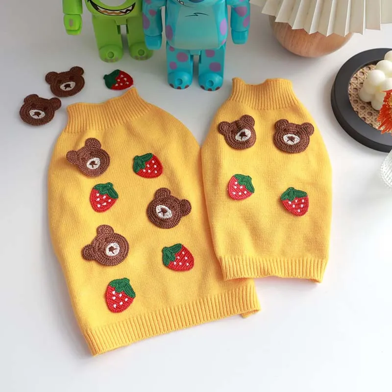 New products for fall/winter pet dog sweater cat clothes bear fur vest fight Corgi Schnauzer Teddy clothes
New products for fall/winter pet dog sweater cat clothes bear fur vest fight Corgi Schnauzer Teddy clothes