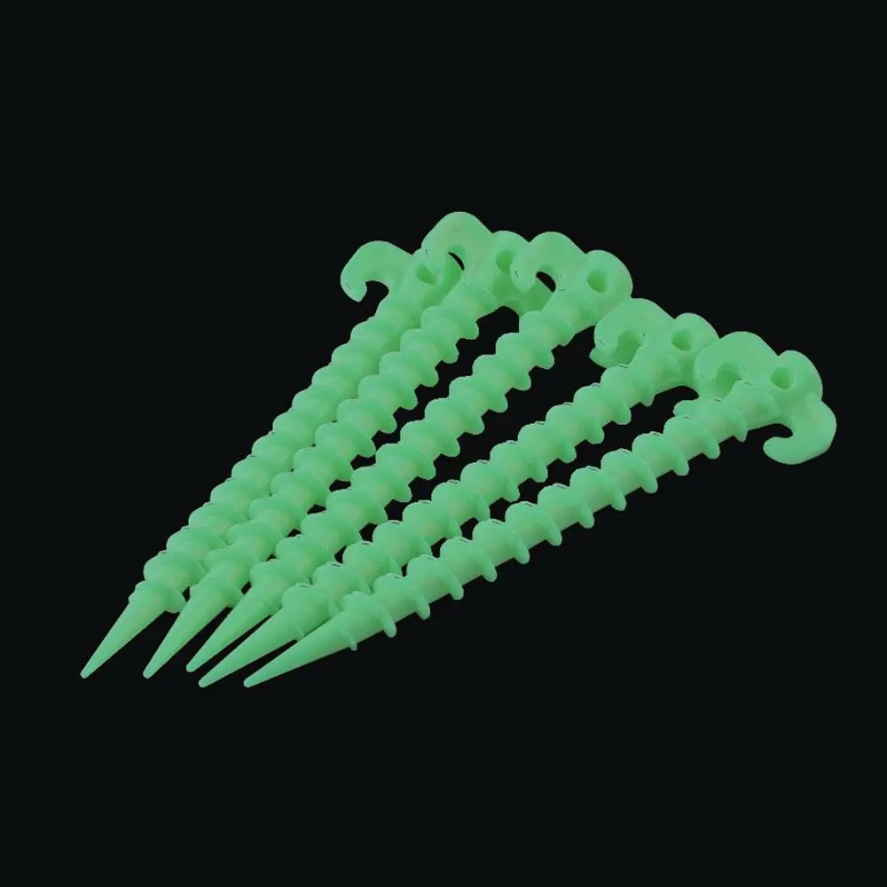 5pcs Camping Tent Accessories Outdoor Luminous Tent Nails Canopy Ground Screw Pegs Horn Nails Climbing Plastic Nails
5pcs Camping Tent Accessories Outdoor Luminous Tent Nails Canopy Ground Screw Pegs Horn Nails Climbing Plastic Nails