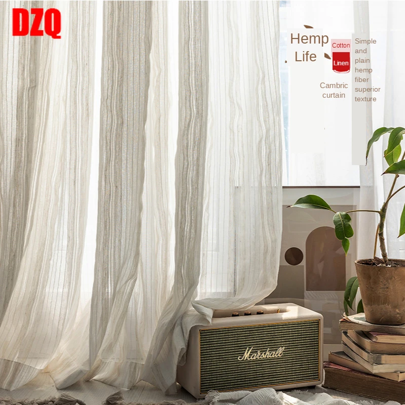 Japanese Type Contracted Cotton Linen Stripe Curtain Yarn Is Used At Balcony Gauze Shade Kitchen Bedroom Sitting Room Curtain
Japanese Type Contracted Cotton Linen Stripe Curtain Yarn Is Used At Balcony Gauze Shade Kitchen Bedroom Sitting Room Curtain